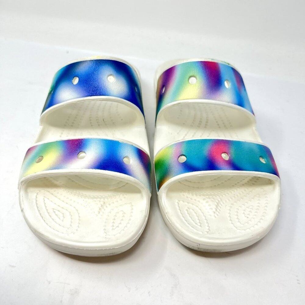 Crocs Classic Classic Solarized Lightweight Men's Size 8 Woman's Size 10 Tie Dye